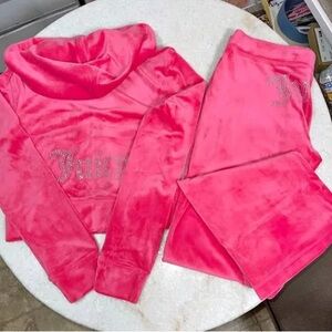 Juicy Couture Hot Pink Velour Set